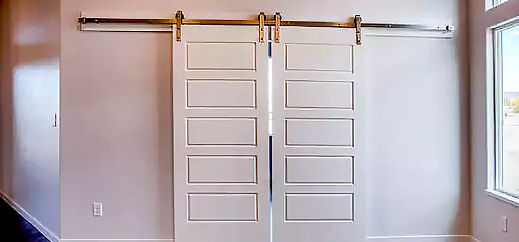 Glass Barn Door with Installation Hardware Kit Kerrville